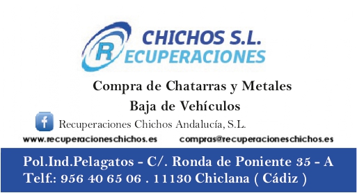 Reciclaje Chatarra Recuperaciones Metales Baja de vehículos Chichos